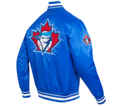 Men's Toronto Blue Jays Pro Standard Royal Blue Cooperstown Collection Retro Classic Satin Full-Snap Jacket