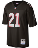 Men's Mitchell & Ness Deion Sanders Black Atlanta Falcons 1992 Retired Player Replica Jersey