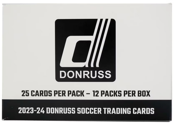 2023/24 Panini Donruss Soccer Jumbo Value 12-Pack Box 12 Packs Per Box, 25 Cards Per Pack