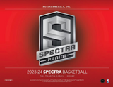 2023/24 Panini Spectra Basketball Hobby Box 4 Packs per Box, 5 Cards per Pack