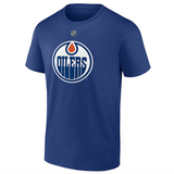 Zach Hyman Edmonton Oilers Fanatics Authentic Stack Name & Number T-Shirt - Royal