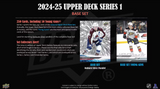 2024/25 Upper Deck Series 1 Hockey 4-Pack Blaster Box 4 Packs per Box, 12 Cards per Pack