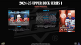 2024/25 Upper Deck Series 1 Hockey 4-Pack Blaster Box 4 Packs per Box, 12 Cards per Pack