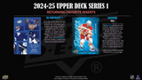 2024/25 Upper Deck Series 1 Hockey 4-Pack Blaster Box 4 Packs per Box, 12 Cards per Pack