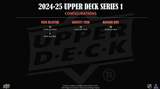 2024/25 Upper Deck Series 1 Hockey 4-Pack Blaster Box 4 Packs per Box, 12 Cards per Pack