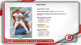 2024 Bowman Draft Baseball Hobby Jumbo Box 12 Packs Per Box, 32 Cards Per Pack