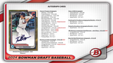 2024 Bowman Draft Baseball Hobby Jumbo Box 12 Packs Per Box, 32 Cards Per Pack