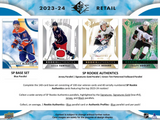 2023/24 Upper Deck SP Hockey 8-Pack Blaster Box 8 Packs per Box, 5 Cards per Pack