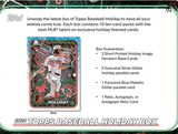 2024 Topps Holiday Baseball Mega 10 Packs Per Box, 10 Cards Per Pack