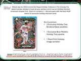 2024 Topps Holiday Baseball Tin 1 Pack Per Tin, 59 Cards Per Pack