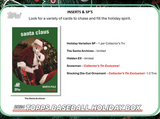 2024 Topps Holiday Baseball Tin 1 Pack Per Tin, 59 Cards Per Pack