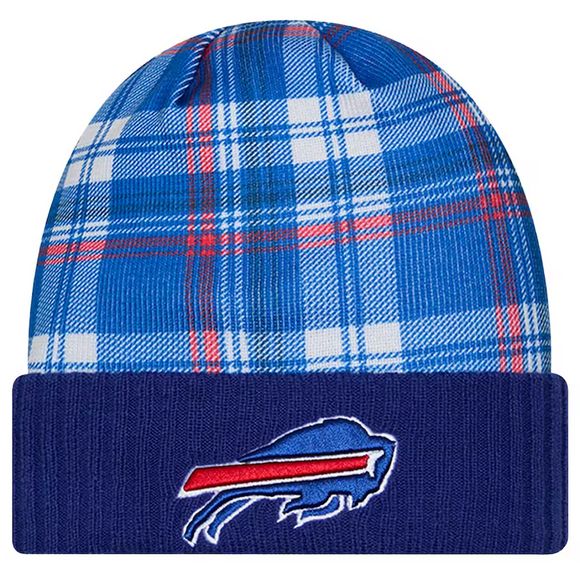 Buffalo Bills New Era Sideline Statement Cuffed Knit Hat - Royal