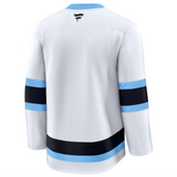 Men's Utah Hockey Club Fanatics White Away Premium NHL Hockey Jersey