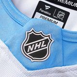 Men's Utah Hockey Club Fanatics White Away Premium NHL Hockey Jersey - Clayton Keller