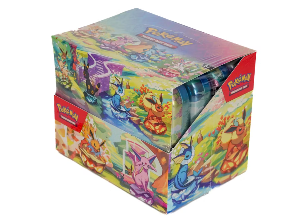 Pokemon Scarlet & Violet: Prismatic Evolutions Mini Tin Box 8 Tins