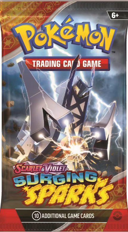 Pokemon Scarlet & Violet: Surging Sparks Booster Box 36 packs per box, Bleacher Bum Collectibles Pokemon Scarlet & Violet: Surging Sparks Booster Box 36 packs per box, Bleacher Bum Collectibles