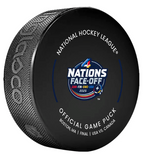 NHL 2025 4 Nations Face-Off Championship Official Final Game Puck Cube - USA vs Canada