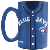 The Sports Vault MLB Toronto Blue Jays Baseball 20oz Sculpted Jersey Mug