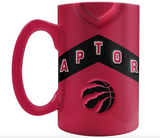 The Sports Vault NBA Toronto Raptors Basketball 20oz Sculpted Jersey Mug