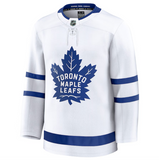 Men's Toronto Maple Leafs Fanatics White Away Premium Blank Player Jersey