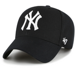 Men's New York Yankees MLB 47 Brand Black White All Star Game MVP Sure Shot Snapback Hat