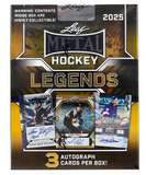 2024/25 Leaf Metal Legends Hockey Hobby Box 4 Cards Per Box