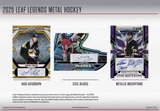 2024/25 Leaf Metal Legends Hockey Hobby Box 4 Cards Per Box