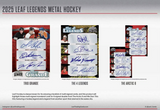 2024/25 Leaf Metal Legends Hockey Hobby Box 4 Cards Per Box