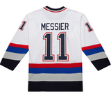Men's Mark Messier Vancouver Canucks Mitchell & Ness 1997/98 Power Play Throwback Jersey - White