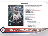 2025 Bowman Baseball Hobby Box 24 Packs Per Box, 8 Cards Per Pack