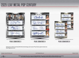 2025 Leafs Metal Pop Century Hobby Box - 6 Cards Per Box