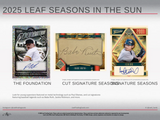 2025 Leaf Seasons In The Sun Baseball Box 4 cards per box