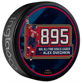 Alexander Ovechkin Washington Capitals NHL All-Time Leading Goal Scorer Lenticular Puck