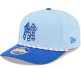 Men's New York Yankees New Era Light Blue/Blue 2025 Fourth of July 9SEVENTY Adjustable Hat