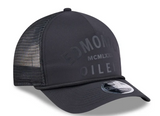Edmonton Oilers New Era Minimalist Black 9FORTY A-Frame Snapback Hat
