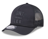 Edmonton Oilers New Era Minimalist Black 9FORTY A-Frame Snapback Hat