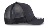 Edmonton Oilers New Era Minimalist Black 9FORTY A-Frame Snapback Hat