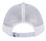 Edmonton Oilers New Era Minimalist White 9FORTY A-Frame Snapback Hat