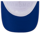 Edmonton Oilers New Era Minimalist White 9FORTY A-Frame Snapback Hat