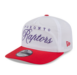 Men's New Era White/Red Toronto Raptors 2025 NBA Draft On-Stage Nylon 19TWENTY Adjustable Hat