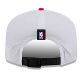 Men's New Era White/Red Toronto Raptors 2025 NBA Draft On-Stage Nylon 19TWENTY Adjustable Hat