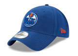 Men's Edmonton Oilers NHL Hockey 9TWENTY Adjustable Hat -  Blue/Orange