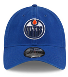 Men's Edmonton Oilers NHL Hockey 9TWENTY Adjustable Hat -  Blue/Orange
