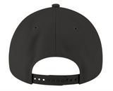 Men's Edmonton Oilers NHL New Era 9FORTY A-Frame Black on Black Adjustable Snapback Hat