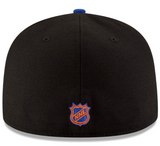 Men's Edmonton Oilers NHL 59FIFTY Fitted 2-Tone Logo Hat - Black