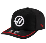 Men's New Era Black Haas F1 Team Camo 9SEVENTY Adjustable Hat