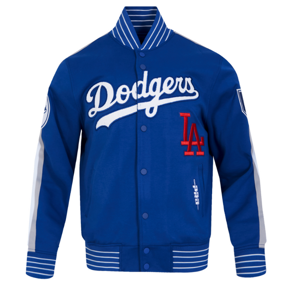 Men's MLB Los Angeles Dodgers Current Logo Game Day Double Knit Jacket - Pro Standard