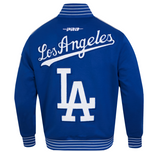 Men's MLB Los Angeles Dodgers Current Logo Game Day Double Knit Jacket - Pro Standard