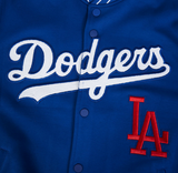 Men's MLB Los Angeles Dodgers Current Logo Game Day Double Knit Jacket - Pro Standard