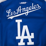 Men's MLB Los Angeles Dodgers Current Logo Game Day Double Knit Jacket - Pro Standard